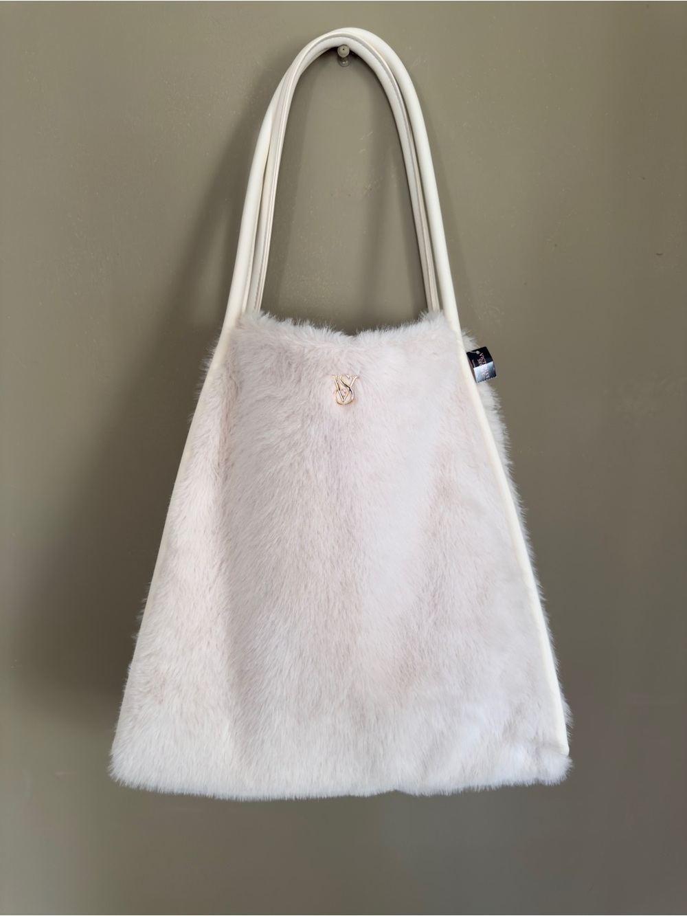Victoria's Secret Faux-Fur Tote Bag  MSRP $59 NEW with TAGS